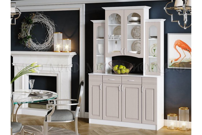 Буфет Констанция 4-х створчатый мускат