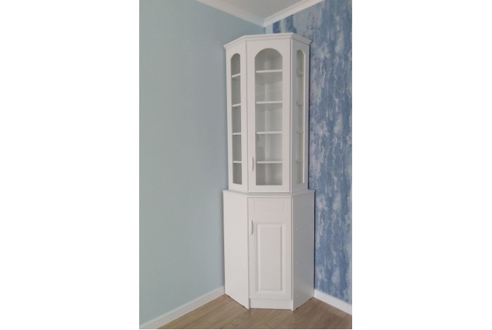 Буфет Констанция угловой белый матовый