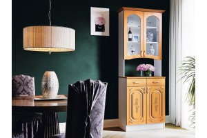 Буфет "Лиза-2" 2-х створчатый (ольха матовый)