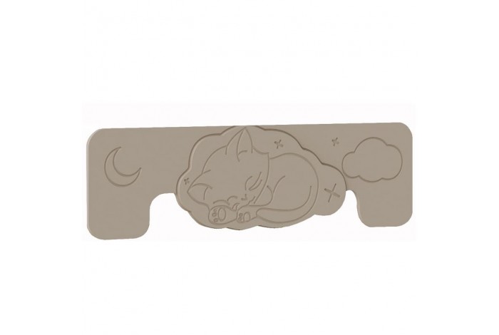 Кровать двухъярусная Юниор-4 дуб крафт белый - шарли мокко