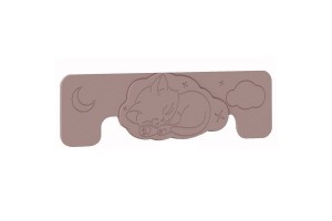 Кровать двухъярусная "Юниор-4" (дуб крафт белый - шарли Pink)