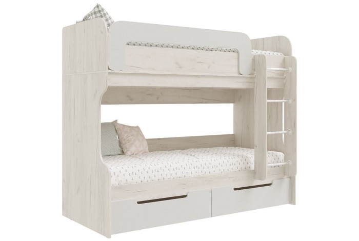 Детская комната Юниор-4 вариант 2 дуб крафт белый - шарли белый