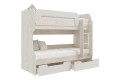 Детская комната Юниор-4 вариант 2 дуб крафт белый - шарли белый