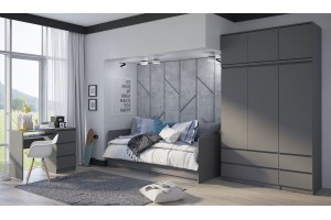 Детская модульная комната "Челси" вариант 2 (графит - графит)