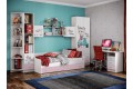 Кровать FASHION 1 двухъярусная выдвижная белый