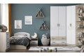 Детская комната Мартина вариант 2 дуб сонома - белый глянец