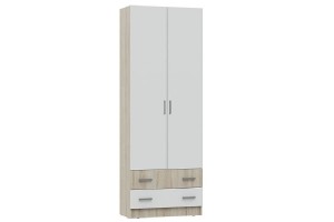 Детская модульная комната "Мартина" вариант 2 (дуб сонома - белый глянец)