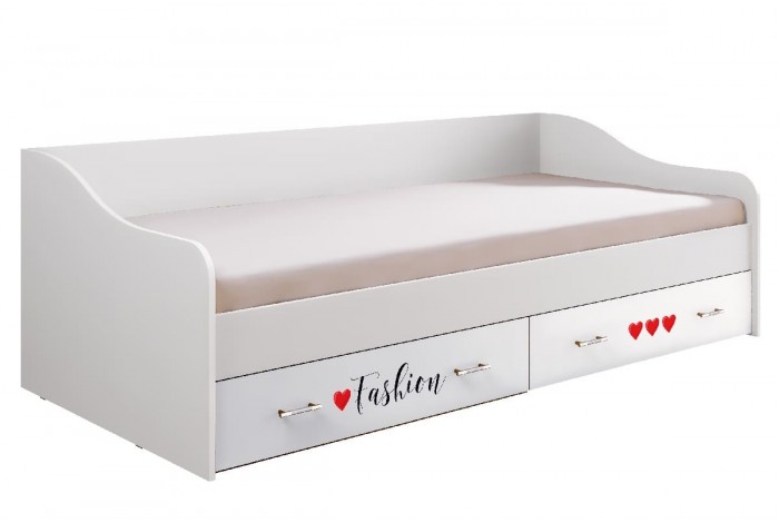Кровать Вега NEW Girl с выдвижными ящиками белый