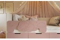 Кровать 1,6х0,8 Юниор-4 дуб крафт белый - шарли Pink