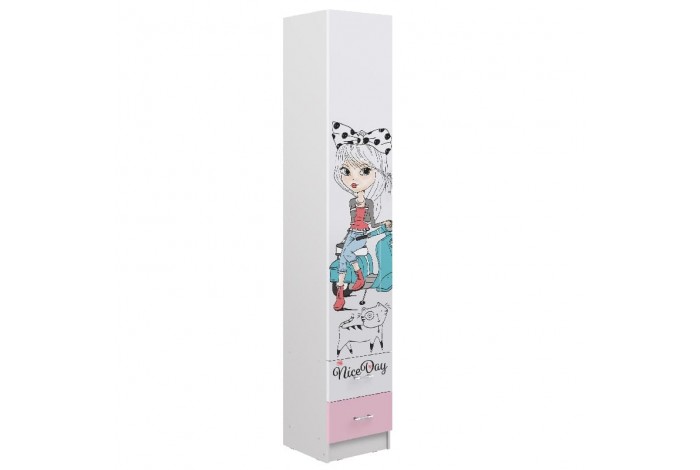 Детская модульная комната для девочки FASHION 1 белый