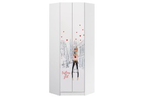 Детская модульная комната "Вега NEW Girl" для девочки (белый)