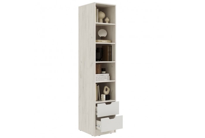 Детская комната Юниор-4 вариант 2 дуб крафт белый - шарли белый