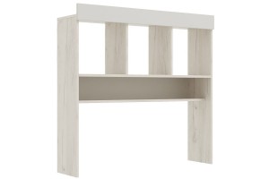 Надстройка для стола "Юниор-4" (дуб крафт белый - шарли белый)