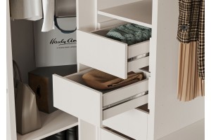 Пенал "Ларго" 400 1 полка 4 ящика без фасада (кашемир)