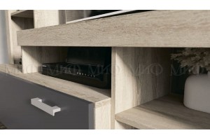 Комод (2УПК) Ангара (графит - дуб Юкон)