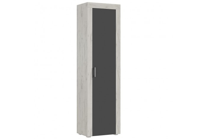 Гостиная центральная часть Ангара дуб крафт белый - графит