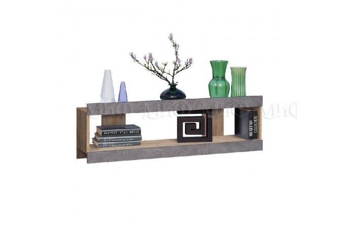 Гостиная Нэнси - 4 ЛДСП бетон светлый - дуб сонома