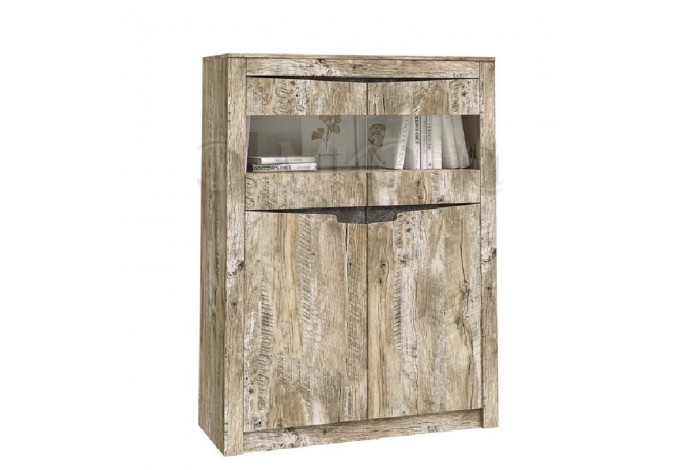 Гостиная Ривьера дуб юкон - бетон темный