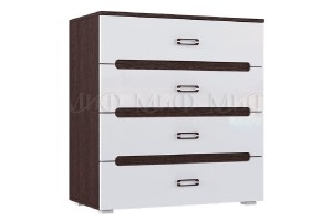 Набор мебели для спальни "Ким" (венге - белый-глянец)