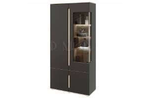 Гостиная "Ким-1" (белый глянец - венге)