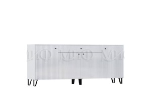 Гостиная "Оливия-9" (белый - белый глянец)