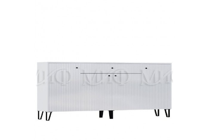 Комод Оливия белый - белый глянец