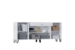 Комод Оливия (белый - белый глянец)