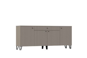 Комод Оливия (глиняный серый - шарли мокко)