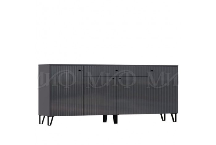 Гостиная Оливия-6 графит - графит софт