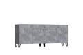 Комод Оливия графит - мрамор глянец