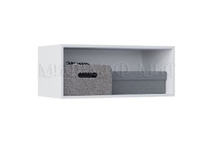 Гостиная "Оливия-9" (белый - белый глянец)