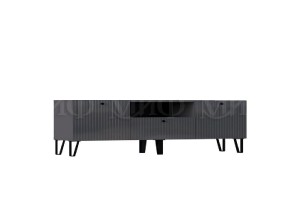 Тумба под ТВ "Оливия" малая (графит - графит софт)
