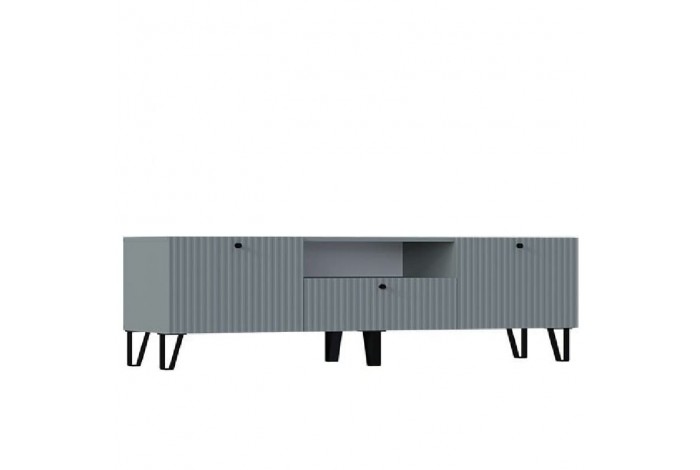 Тумба под ТВ малая Оливия сумеречный голубой - шарли бриз