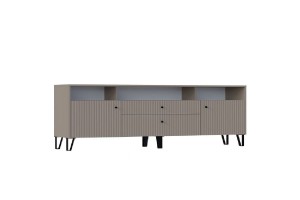 Гостиная "Оливия-4" (глиняный серый - шарли мокко)