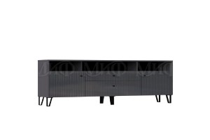 Гостиная "Оливия-8" (графит - графит софт)