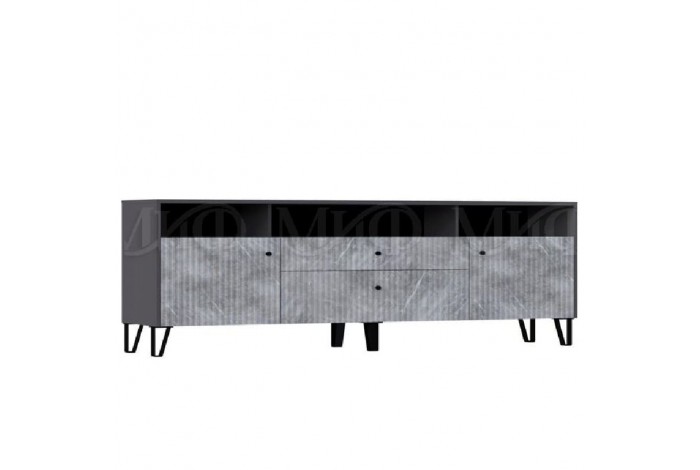 Гостиная Оливия-4 графит - мрамор глянец