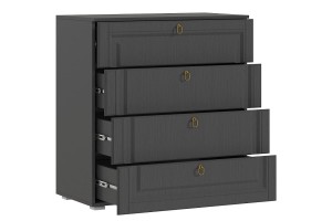 Комод Престиж-1 (графит - графит структурный)