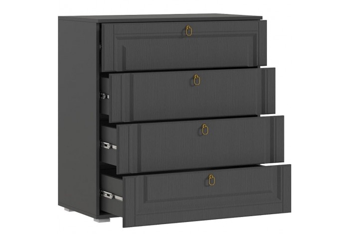 Комод Престиж-1 графит - графит структурный