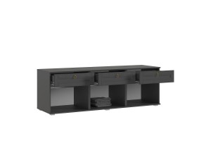 Гостиная "Престиж-1" вариант 5 (графит - графит структурный)