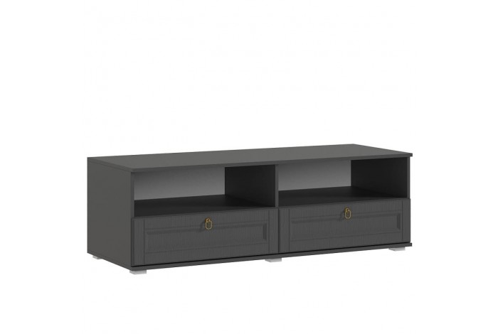 Тумба под ТВ Престиж-1 графит - графит структурный