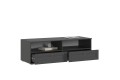 Тумба под ТВ Престиж-1 графит - графит структурный