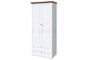 Гостиная "Валенсия" (белый - орех - белый матовый)