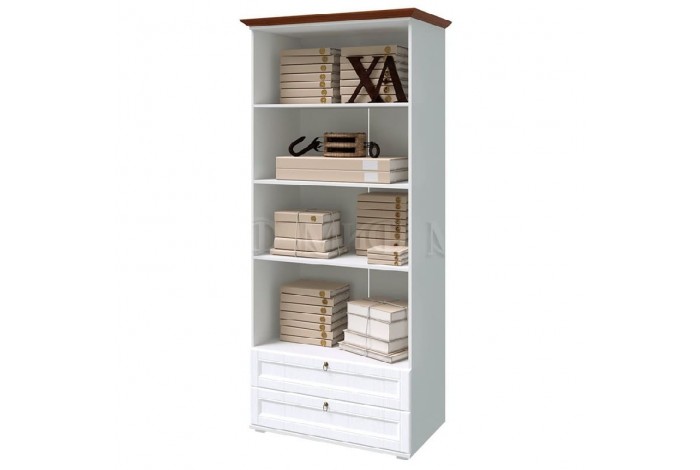 Гостиная Валенсия белый - орех - белый матовый