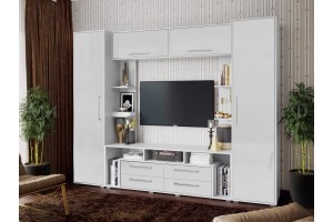 Гостиная "Гармония" (пластер бьянко - белый)