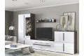 Гостиная Ким-1 белый глянец - венге