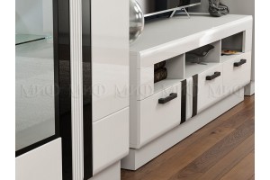 Гостиная "Магнолия-1" (белый глянец)