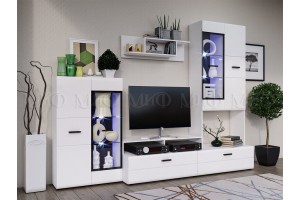 Гостиная "Нэнси-3" с подсветкой увеличенный размер (выбор цвета)