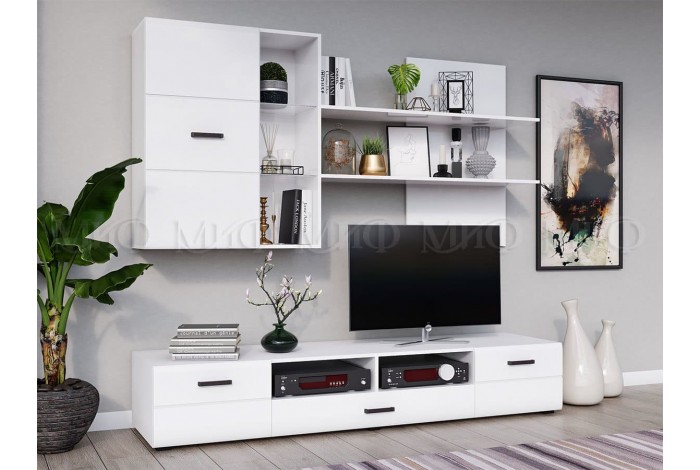 Гостиная Нэнси-5 с подсветкой выбор цвета