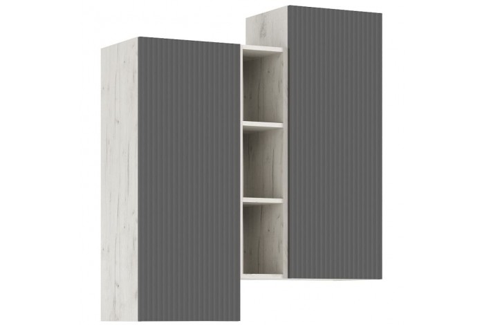 Гостиная Оскар-1 дуб крафт белый - графит софт