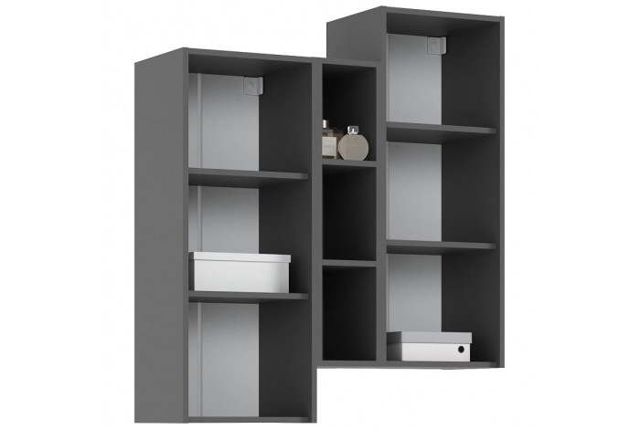 Гостиная Оскар-1 графит - графит софт